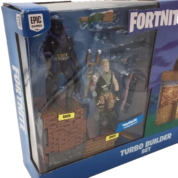 Fortnite Jonesy and Raven Turbo Builder Set 2 Figure Pack Playset