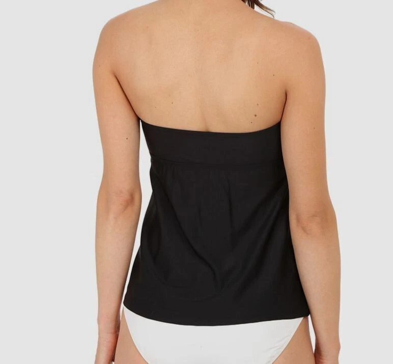 Top de natación Splendid L109105 negro Hamptons Babydoll Bandini SOLO talla L Foto 3 de 3