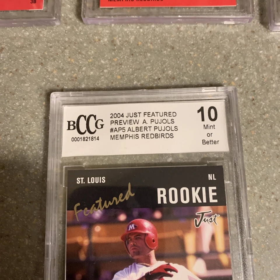 Albert Pujols/BCCG 10 2004 Just Featured vista previa/negro solo uno Foto 3 de 4