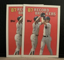 LOT 2 1988 TOPPS COLLECTORS SET #2 DON MATTINGLY '87 RECORD BREAKERS MLB ⚾️