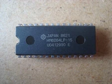 HITACHI HM6264LP-15 - 8192-word x 8-Bit High Speed CMOS Static RAM - NOS -