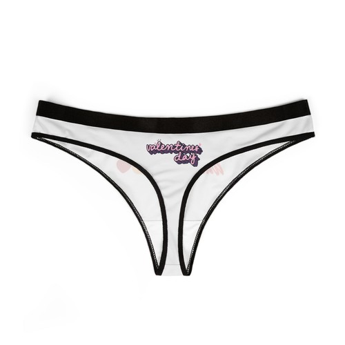 Flirty Thongs Set, Valentine's Day Lingerie, Open with Care Design, Fun & - Picture 3 of 21