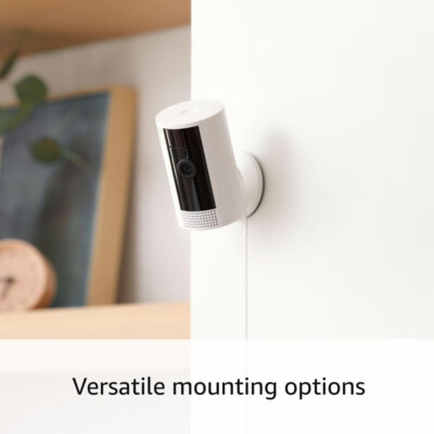 Refurbished Ring Indoor Cam (2nd Gen) – 1080p HD, Color Night Vision, Two-Way Talk & Privacy Cover, White