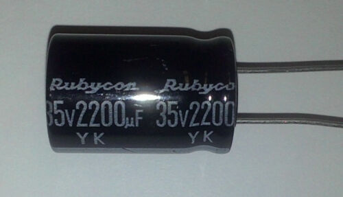 Rubycon 2200uF 35V Electrolytic Capacitor Radial Leads USA Seller - Picture 3 of 7