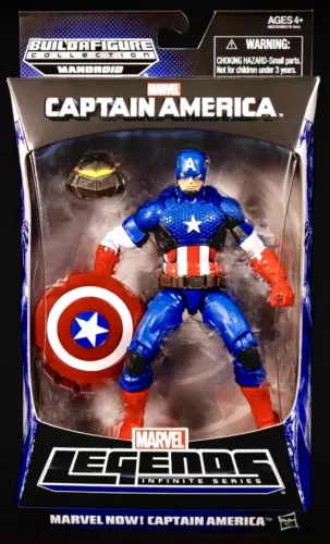 NEW MARVEL LEGENDS CAPTAIN AMERICA MARVEL NOW! BAF MANDROID HASBRO 2013 FIGURE