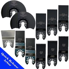 11 Saw Blade Oscillating Multi Tool Porter Cable PCE605K PC250MTK PCC510 Fein 