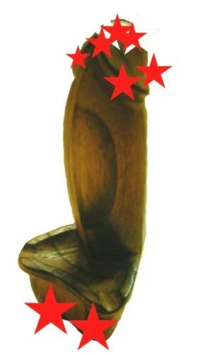 Cendrier de collection en bois