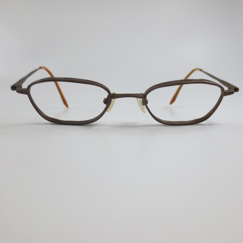 Kisura Eyeglasses Frame KS-133 Unisex Dark Brown Titanium Full Rim Wrap 46-19