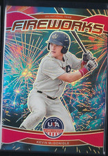 Kevin McGONIGLE 2026 Stars & Stripes USA Fireworks RED #'d 176/199 RC TIGERS!