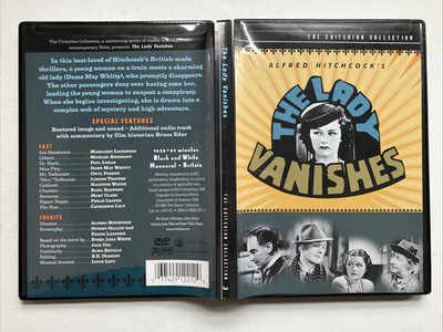 The Lady Vanishes (DVD, 1998, Criterion Collection) Hitchcock - Great Condition