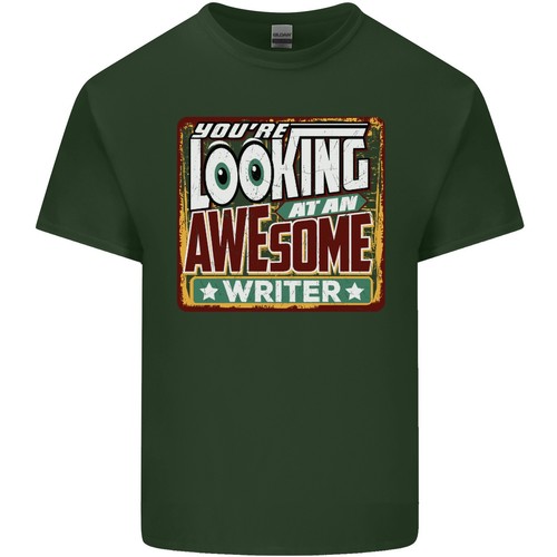 Youre Looking At An Awesome Escritor Hombre Luz Camiseta Algodón - Imagen 9 de 29