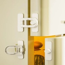2  Child Proof Fridge Door Lock Refrigerator Freezer Latch for Kids Safety USA