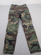Army BDU Cargo Pants Mens Small Long 29x33 Woodland Camo Combat Trousers Propper