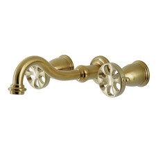 Kingston Brass KS312.RX Belknap 1.2 GPM Wall Mounted Widespread - Brass