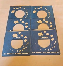 45 RPM 7" RECORD SLEEVES CO. SLEEVE 6 PACK SEE PHOTOS Rocket Records SLV332 