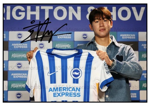 12155. Yoon Do-young Signed Pictures (A4 Prints) Brighton Dordrecht etc.