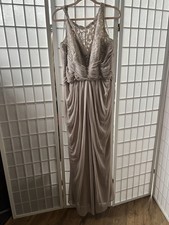 Size 20 David  s Bridal Size 20 Ivory Dress Wedding Gown Formal Dress Plus Size