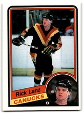 1984-85 O-Pee-Chee Rick Lanz Vancouver Canucks #321