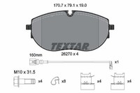 Bremsbelagsatz FÜR VW California T6 Camper (Sgc, Sgg, Shc) - Textar 2627001