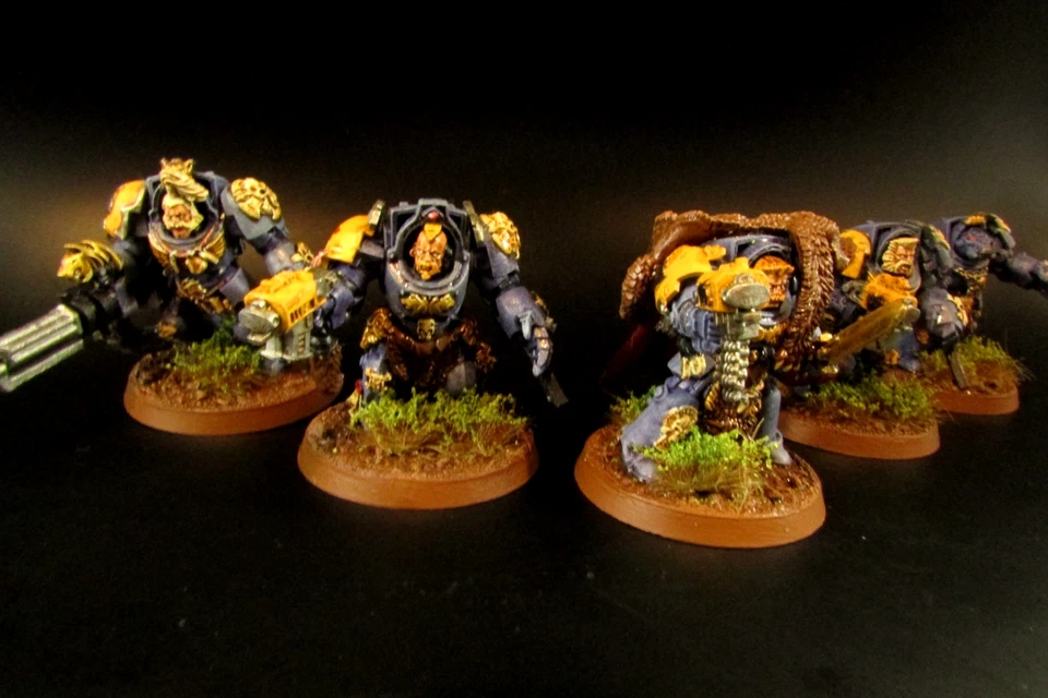 Citadel /  Warhammer 40k Plastic Space Wolves Wolf Guard Terminators - Image 2 of 4