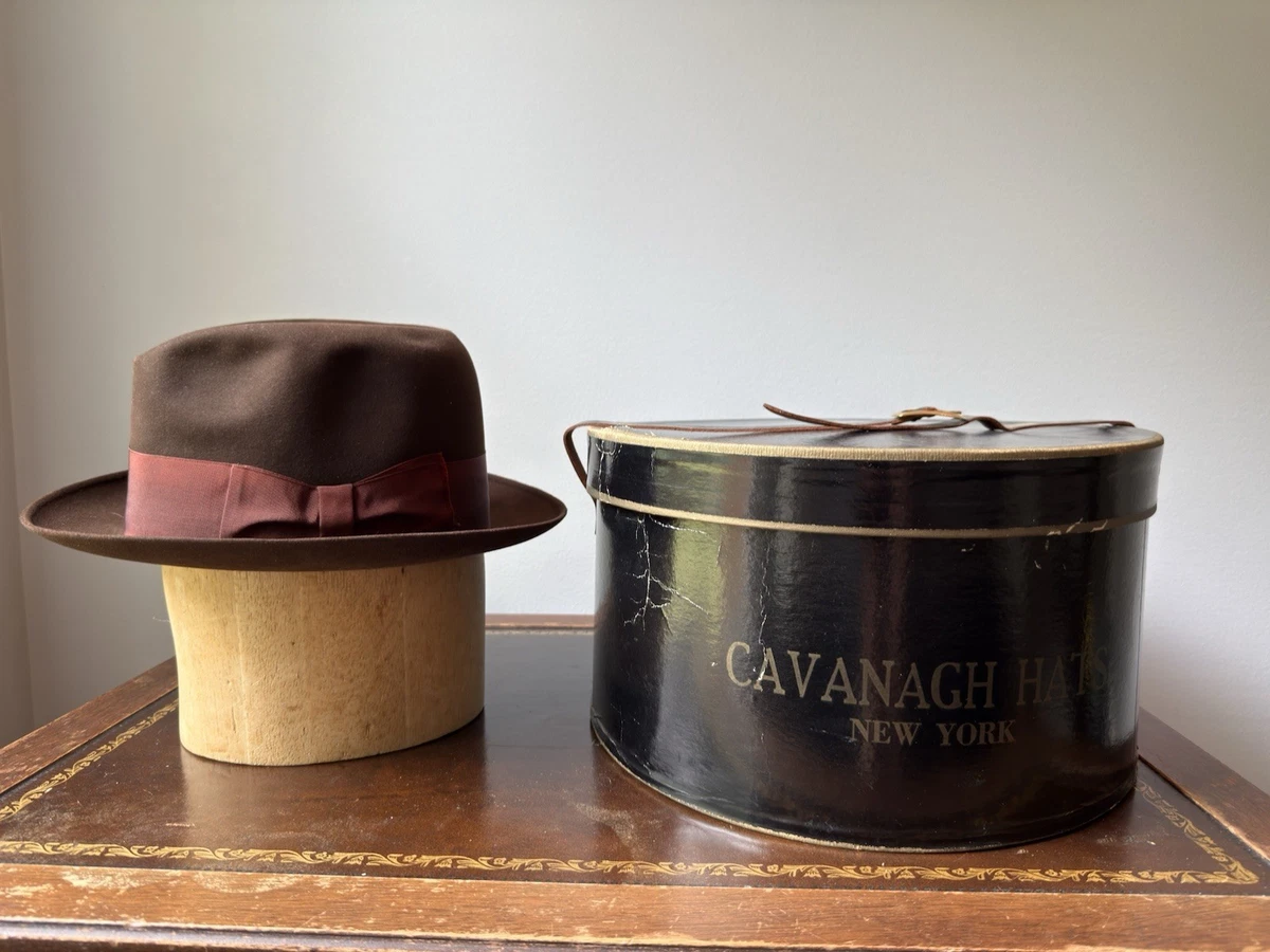 Fedora/Trilby Vintage Hats for Men 7 1/4 Size for sale | eBay