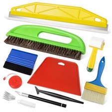 Wallpaper Smoothing Tools, Wallpaper Tools for Peel and Stick, Red Pro Set
