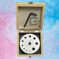 Disc Cutter 6 Point Star Shape | Set of 10 punches | 6mm to 31mm| Jewelry Dies |