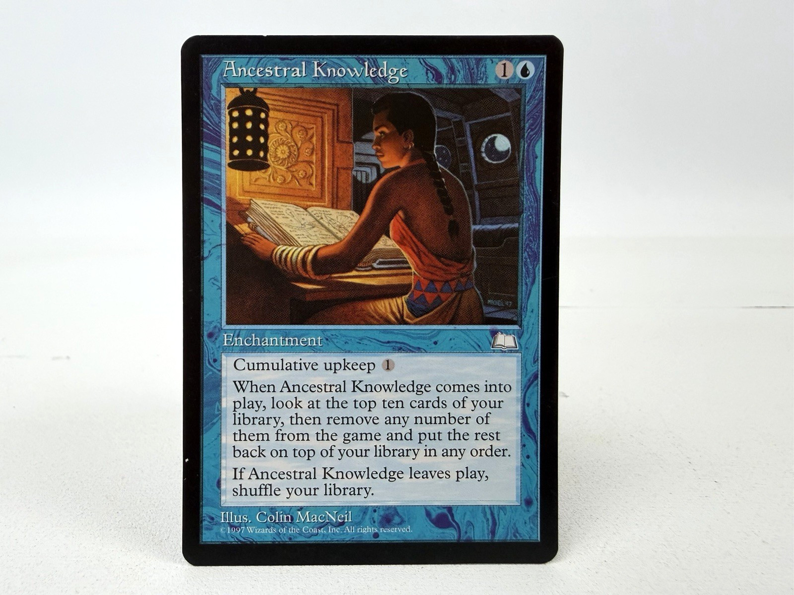 Ancestral Knowledge Magic the Gathering Weatherlight LP Regular Card MTG TCG