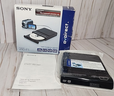 Sony VRD-P1 DVDirect Express for DVD Writer Handycam Camcorder open box
