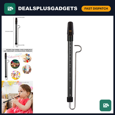Metal Slide Whistle with Steel Rod - Fun Sliding Flute for Parties & Events