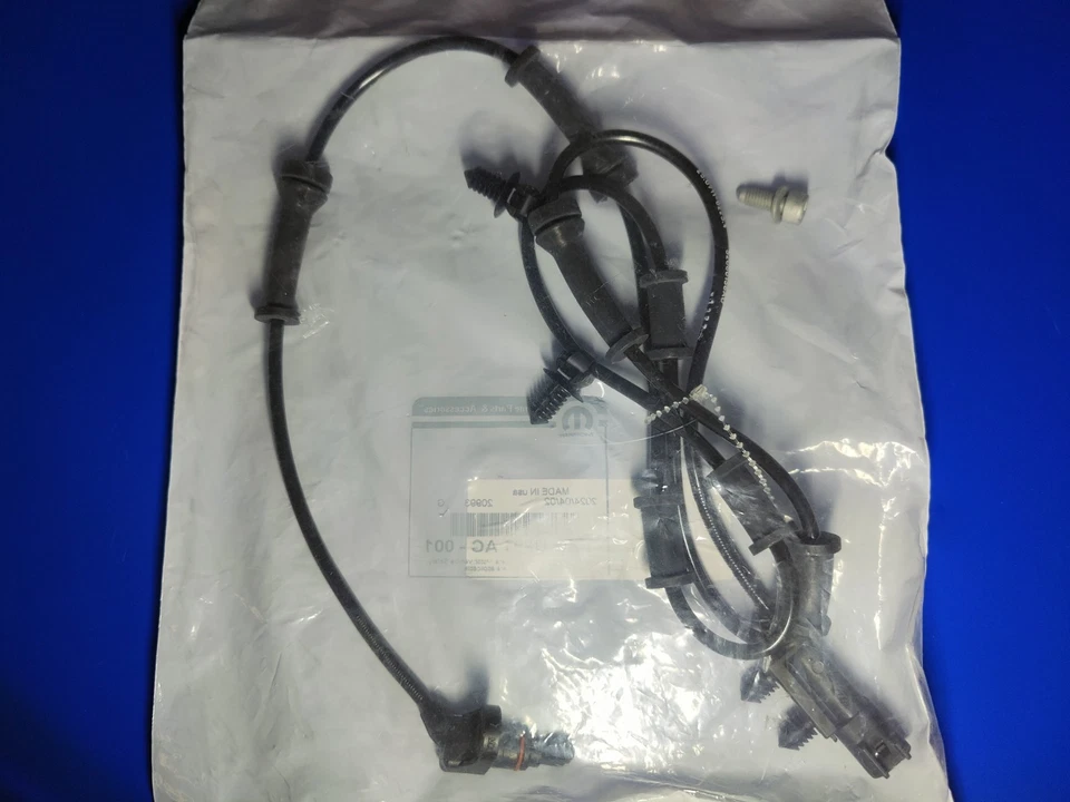 Sensor ABS delantero nuevo genuino Mopar Jeep Wrangler JK (2007-2018) 68003281AC Foto 2 de 3