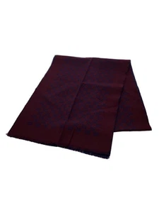 Foulard GUCCI laine bordeaux motif total femme 391246 Occasion