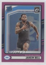 2024 Panini Donruss Rated Rookie Optic Preview Pink Prizm Jaheim Bell #337 1ic9