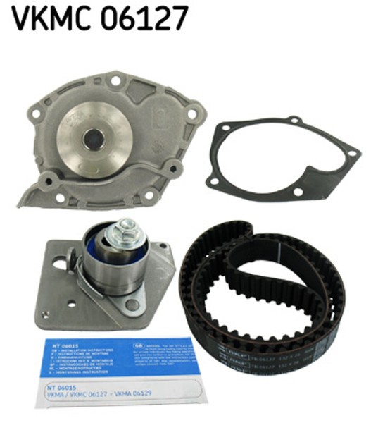 Wasserpumpe + Zahnriemensatz Skf Vkmc 06127 FüR Renault Opel Laguna Trafic Volvo-image
