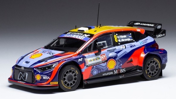 Ixo Model Hyundai I20 N.8 Rally Sardegna 2022 Tanak/Jarveoja 1:43-image