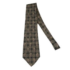 Vintage Chaps Ralph Lauren Silk Tie Paisley Geometric Vintage 90's  4 x 59"