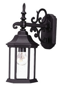 Acclaim Lighting 5183BK Madison - One Light Outdoor Wall Mount - 6 Inches Wide