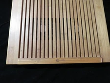 Macally EcoFanPro Adjustable Bamboo Cooling Stand Very Good Cond.!