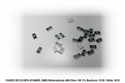 YAGEO RC1218FK-07499RL SMD-Widerstand 499 Ohm 1W 1% 