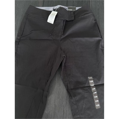 NWT Studio By Torrid Millennium Stretch High Rise Relaxed Trouser Black Size 10R