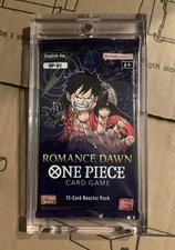 *PRE ERRATA* First Wave ENGLISH OP-01 Romance Dawn Booster Pack w/Protector Case