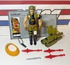 GI Joe Backblast 1989 v1 *100% COMPLETE w/File Card, Excellent!* Vintage ARAH