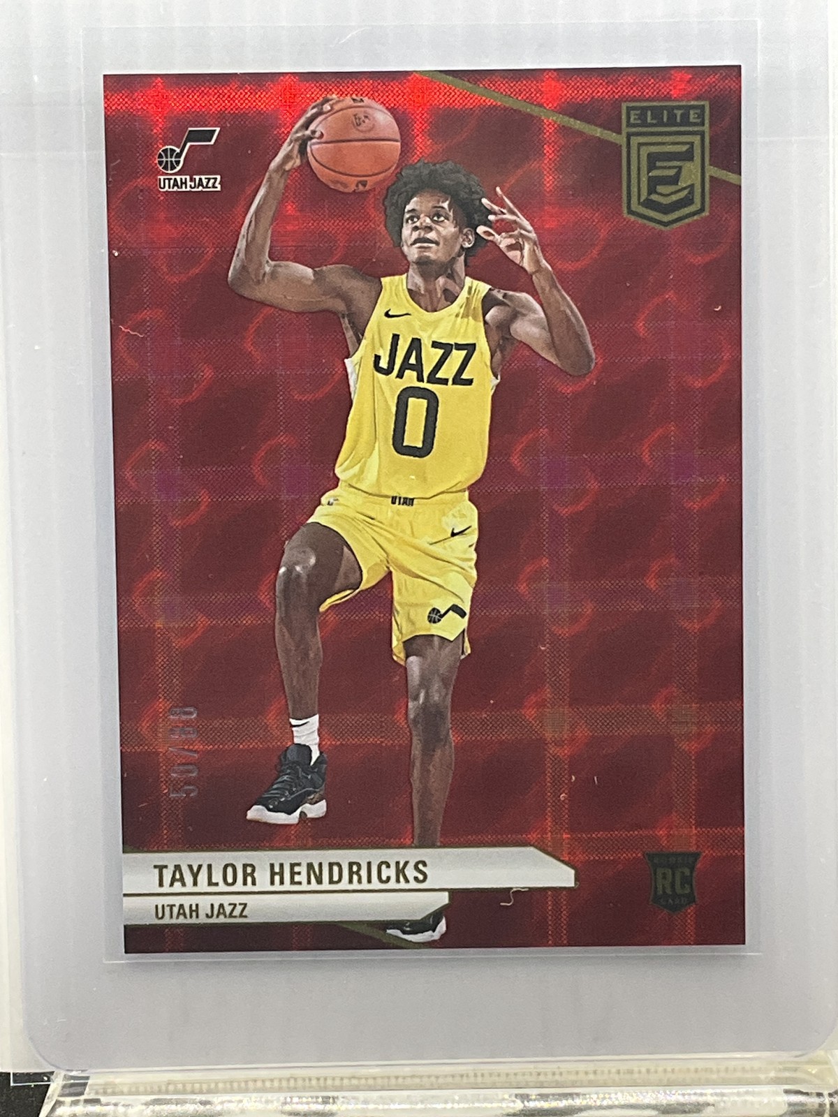 2023-24 Donruss Elite #216 Taylor Hendricks International Red /88 - RC - 16963