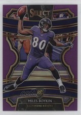 2019 Panini Select Concourse Purple Prizm 73/75 Miles Boykin #23 wd9