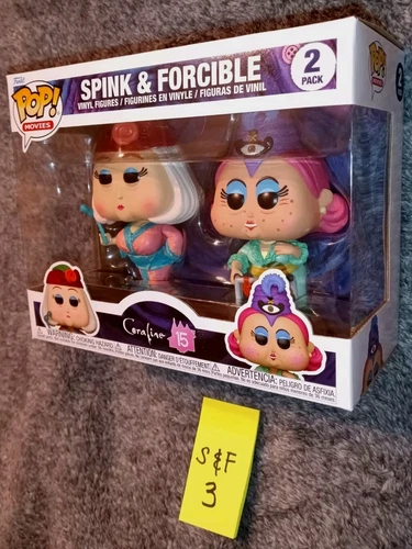 Funko Pop Coraline Spink Forcible (2 pack) with Protector ON HAND Ready To Ship