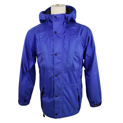 ジャケット・アウター Rei Vintage 90s REI Blue Gore-Tex Full Zip Up Windbreaker Jacket Sz S