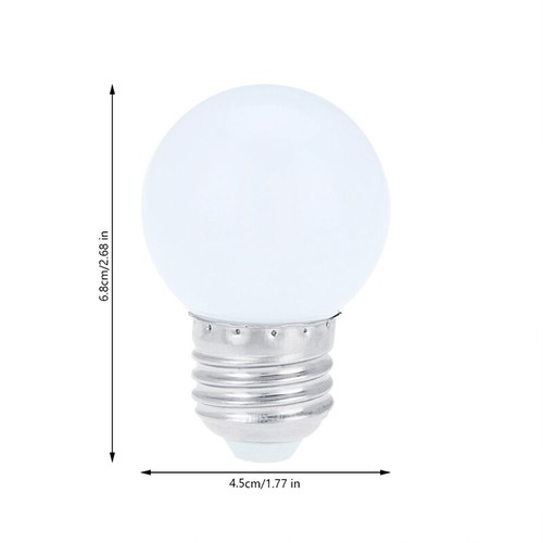 E27 3W LED Light Bulb Round Shaped Colorful Globe bubble ball Light Bulb 220v - Picture 6 of 21