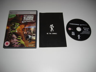STUBBS DER ZOMBIE in Rebell Without A Pulse PC DVD Rom SCHNELLER VERSAND