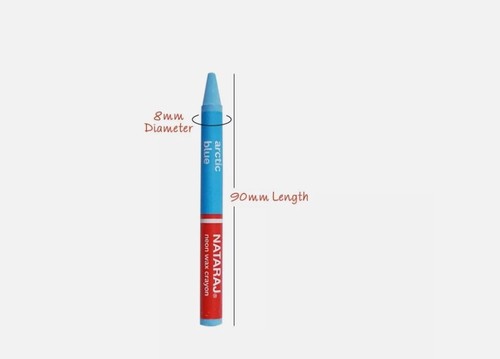 WAX Neon Crayons 8 Bright Shade Colours School Home Colouring 90mm - Pack of 1 - Picture 3 of 6