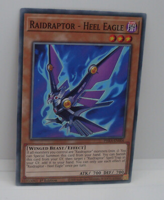 Yu-Gi-Oh Karte - Raidraptor - Heel Eagle - Winged Beast / Effect - Yugioh